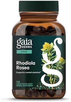Gaia Herbs Rhodiola Rosea - Stress Support Supplement Traditional...