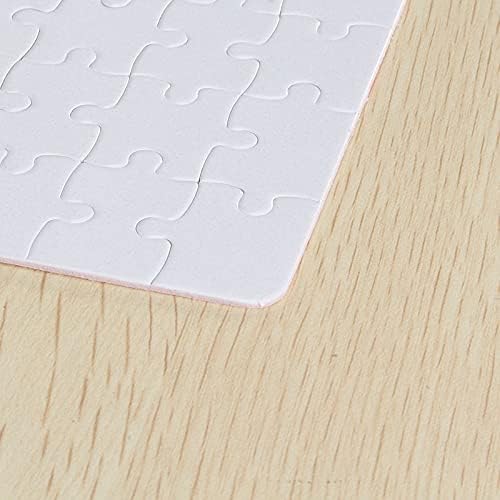 Lysee 3D Printer Parts & Accessories - 10Pcs A4 DIY Thermal Transfer Paper Blank Dye Sublimation Printable Jigsaw Puzzle for Heat Press Machine Sublimate Create - (Size: As Shown, Color: White)