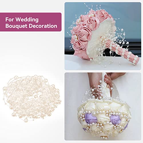 HERCHR 10m Fili Ghirlanda di Perle Filo,Nastro di