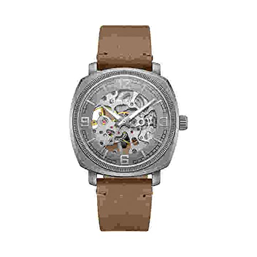 Image of Kenneth Cole Silver Dial Mechanical Hand Wound Watch for Men-KCWGE0020701MN