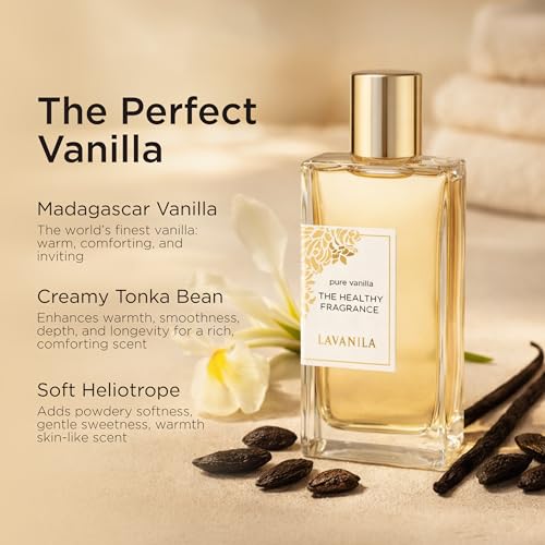 Image of Lavanila Pure Vanilla Perfume Set for Women, 1.7 Oz + 0.32 Oz ($86 Value)
