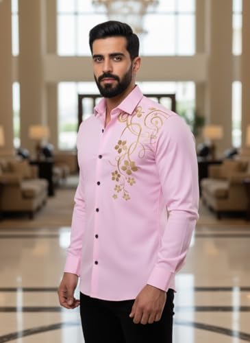 Image of Bellstone Men's Solid Cotton Shirt | Casual | Plain | Full Sleeve | Summer-Regular Fit| Men Stylish Shirt | Everyday Formal Wear |Soft Breathable Fabric | Everyday Smart Casual Wear