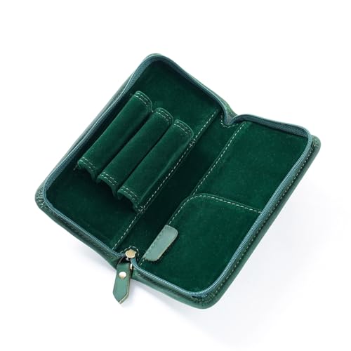 ペンバッグ レザー 万年筆ケース 大容量 文房具バッグ 鉛筆ポーチ 3分割スロット ペンバッグ ペンホルダー 学生用