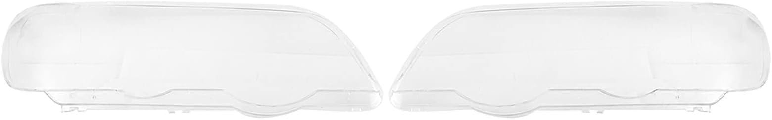 2Pcs for BMW X5 E53 2000-2003 Car Headlight Lens Cover Replacement Head Light Lamp Lampshade Glass Shell