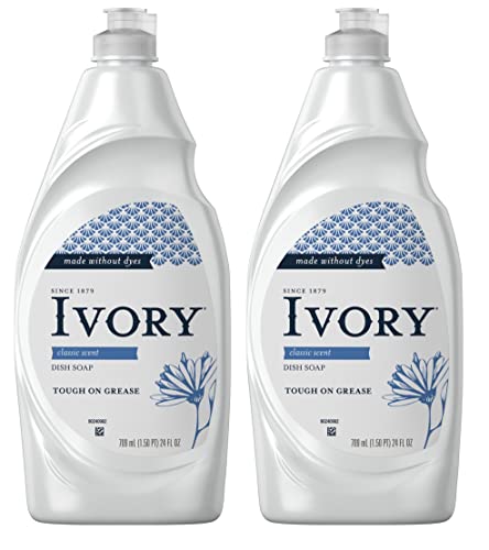 Image of 2 Pk. Ivory Classic Scent Dishwashing Liquid Dish Soap 24 Fl. Oz (48 Fl. Oz Total)