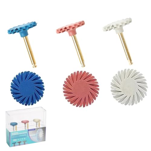Dental Rubber Polisher Kit Composite Resin Flex Diamond 3-Step System