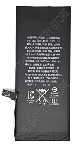Image of THE BATTERY STORE Original Battery for iPhone 7 / 7G / A1760 / A1778 / A1779 / A1780 1960mAh Battery for 7G All Versions: A1778 (Global), A1660 (USA & China), A1780 (China), A1779 (THAILAND /JAPAN ), A1853, A1866 Battery with 6 month warranty ( for iPhone 7 / 7G )