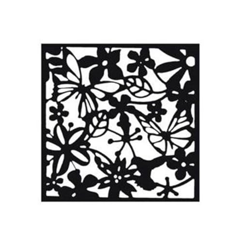 Paneles de división de Habitaciones Colgantes Paneles de Pantalla de Seguridad para casa, Hotel, Oficina, Bar, como decoración 40 x 40 cm 12 Piezas (Negro)
