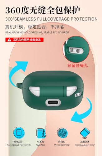 Fekra Compatible with Anker Soundcore R60i NC/Soundcore P31i Cover, Soft Silicone Shockproof Protective Case Wireless Earbuds with Carabiner, Front LED Visible R60i NC (Black)