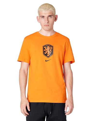 Nike Mens Netherlands Crest Tee Safety Orange Medium