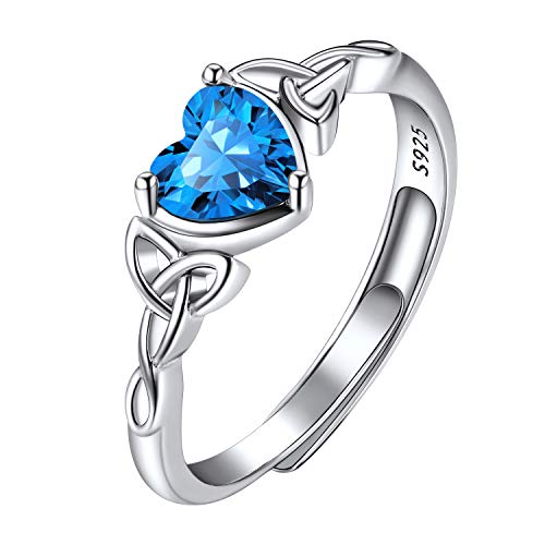 Suplight LR8729W-12-US December Birthstone Rings Adjustable cover