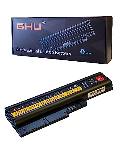GHU New Battery 57 Wh Compatible with IBM Lenovo ThinkPad R60 R61E T60 T60P T500 W500 Z60M Z61M Z61P Z60 Z61E SL500 SL400 SL300 40Y6795 92P1141 92P1141 92P1137 92p1128 92p1130 92p1141