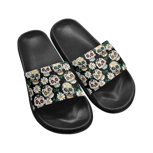 Lightweight EVA Slides Soft Non Slip Slippers for Women Men Teens Summer Bathroom Poolside Beach Water Shoes US Size 5.5-12.5