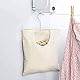 2 Stück Wäscheklammerbeutel, Wäscheklammerbeutel,Wäscheklammerbeutel mit Haken,27 X32 cm, Tasche Aus Leinen,Zum Aufhängen, Wiederverwendbar,Organizer Für Badezimmer Garderobe (Beige)
