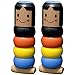 LICHENGTAI Giocattolo Magico Uomo in Legno, Funny Wooden Magic Toy, Indistruttibile Uomo di Legno Giocattoli di Legno Giocattoli di Legno Divertenti Giocattoli di Legno per Bambini e Adulti