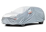 Kayme 6 Layers Hatchback Car Cover Waterproof All Weather for Automobiles, Outdoor Full Cover Rain S
