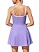 ATTRACO Women Tennis Outfits with Built in Shorts Workout Dress Women Casual Summer Dress S Purple