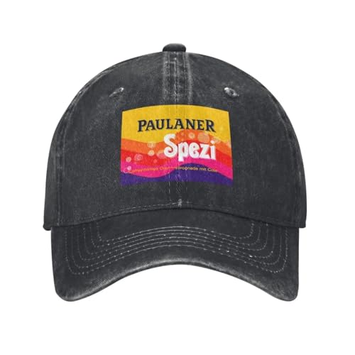 Cálido algodón Puro, Paulaner Spezi Algodón Gráfico Denim Sombrero Diseño Transpirable Gorra de Golf Hombre Verano
