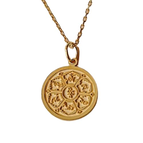 Mantra Om Mani Padme Hum collier argent contre le stress quotidien