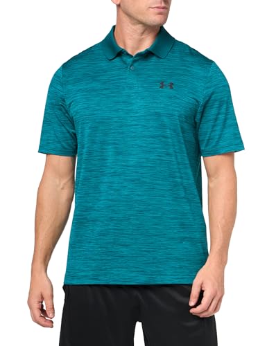 Under Armour Polo Performance 3.0 bleu sarcelle M : tissu stretch et anti-transpiration