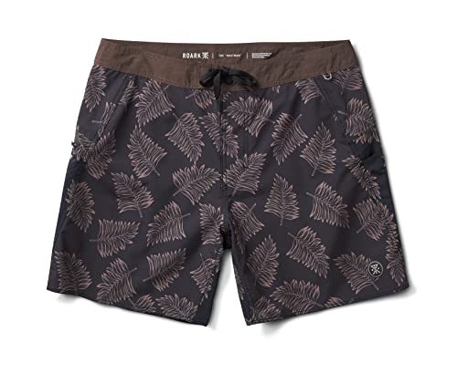 Roark Men's Boatman 17" Boardshorts, Blue Print, 28