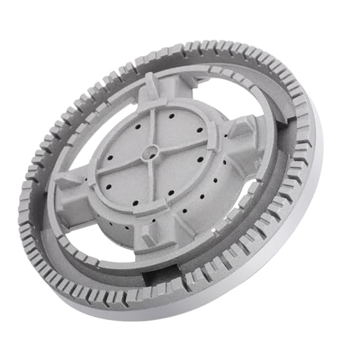 HOMSFOU Cubierta para estufa accesorios de cocina piezas de repuesto del cabezal del quemador suministros de cocina cabezal de quemador de gas metálico planchar Dark Brown