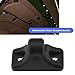 SING F LTD Sun Visor Clips for Car, Sun Visor Bracket Clips of ABS Plastic 94473143900 Replacement Compatible with Porsche 924 944 968, Black