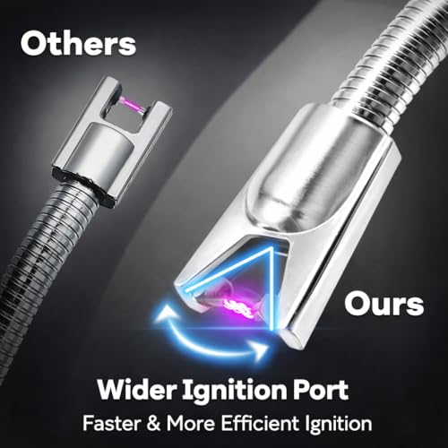 PADIXA Rechargeable Plasma Arc Electric Lighter Red - Image 5
