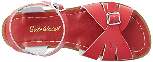 Salt Water Sandals By Hoy Shoe Girl's Salt Water Classic Flat Sandal, Red, 6 W8 M Us Big Kid #TOP4
