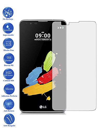 Todotumovil Protector de Pantalla LG Optimus Stylus 2 de Cristal Templado Vidrio 9H para movil
