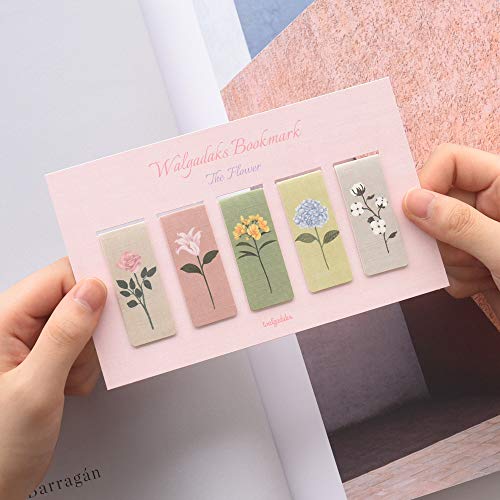 Monolike Magnetic Bookmarks The Flower, Set Of 5 #TOP3