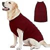 IECOii Extra Large Dog SweaterXXXL Dog Sweater for Large Dogs Girl BoyXmas Dog Apparels Holiday Dog Sweater LargeWarm Dog Christmas Clothing Big Dog Sweaters for LabradorHuskyDarkRed 3XL