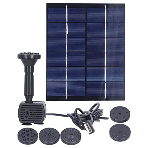 Bomba de fuente solar automática EMUKOEP con panel de 2W para piscinas 6