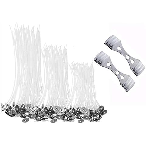 150 Pieces SMALUCK Natural Candle Wicks Kit Cover