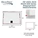 RecPro Square RV Baggage Door | Compartment Storage | RV Storage | Trailer Storage | Camper Storage (36