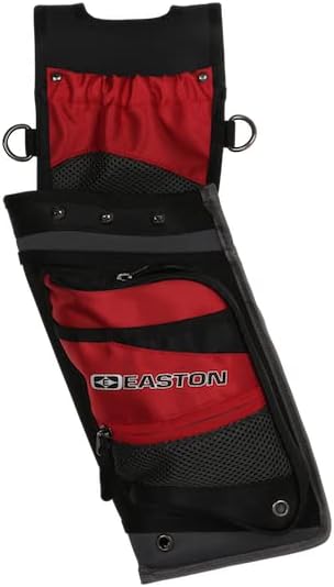 Easton 928250 Deluxe Field Red Bow Hunting RH Archery Arrow Quiver