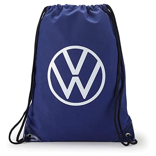 Volkswagen 00087318K - Bolsa de Deporte con el Logotipo, Color Azul