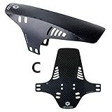 ENLEE Guardabarros para bicicleta MTB/carretera, soporte universal para eliminación de barro (C)