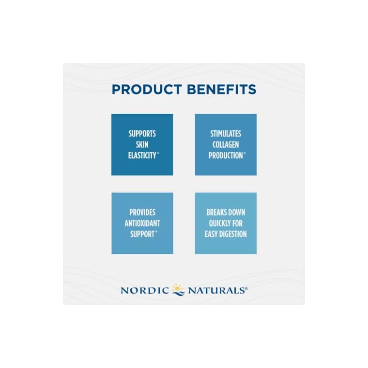 Nordic Naturals Nordic Beauty Marine Collagen Powder, Strawberry - 5.29 Ounces - Collagen Powder Supplement for Healthy Skin, Joints, and Bones, Vitamin C for Antioxidant Support - 30 Servings - Image 4