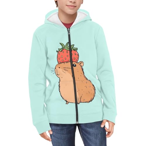 HUIACONG Children Jackets Boys Zip Up Hoodie Girls Sweatshirts3