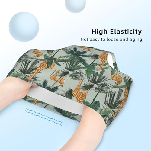 Giraffes Leopards And Palmtrees Girls' Underwear Soft Cotton Little Girls Panties Comfort Briefs4