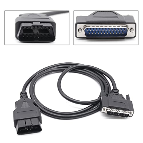 Obd2 Obdii Cable For Equus Innova Diagnostic Scan Tool Compatible With Epi050012, Ep105-0024 05-0024, 05-0012, Obd2 Obdii Cable Part，Vanshly #TOP5