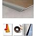 ZMTGLTG Carpet and Tile Transition Strips for Thresholds with Height Differences Up to 3mm, Anti-Slip and Wear-Resistant, Coffee Color(Brown)