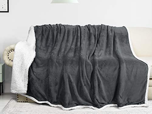Catalonia Sherpa Blanket for Bed,Super Soft Fleece Plush Sofa Couch Throw Blanket,TV Bed
