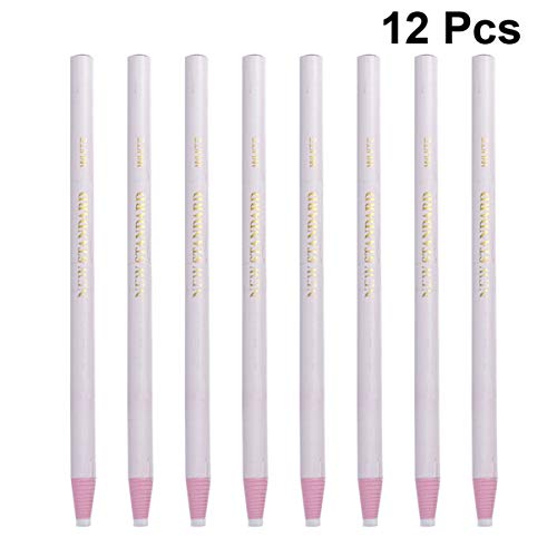 Stobok Color Pencils 12Pcs Peel-Off China Markers Grease Pencil Color Peel Off Wax Pencils China Marker Crayon Pen For Metal Wood Leather Ceramic Glass, White Waltons #TOP4
