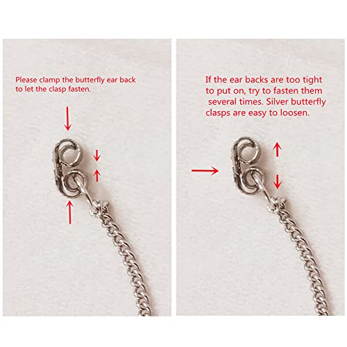 Minimalist Ball Bead Tassel Chain Drop Dangle Earrings For Women Girls S925 Sterling Silver Tiny Balls Stud Tragus Cartilage Hypoallergenic Pierced Ear Fashion Punk Jewelry (Silver) #TOP5