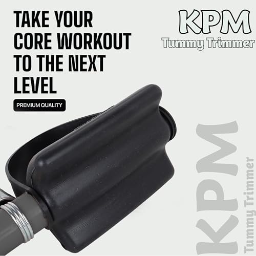 Image of KPM India's No.1 Tummy Trimmer Double Spring Ab Exerciser with Foot Pedals & Anti-Slip Foam Handles, Full Body Home Workout Equipment for Abs, Arms, Legs & Core Fitness (Made in India)