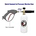 Tool Daily Foam Cannon with 1/4 Inch Quick Connector, 1 Liter, 5 Pressure Washer Nozzle Tips