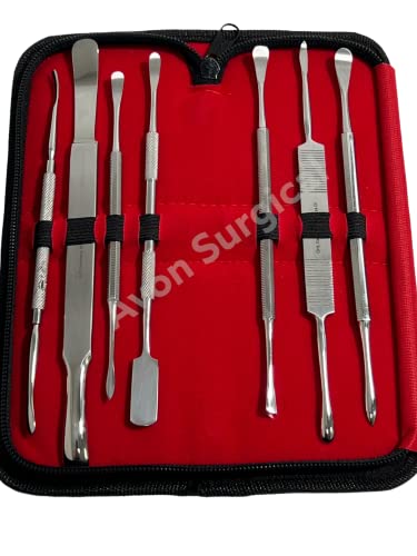 German Stainles Dental Periosteal Elevator Set Of 7 Dental Implant Curette #TOP21