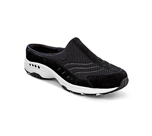 Image of Easy Spirit Traveltime Slip-On Sneakers Black Fabric 5.5 W